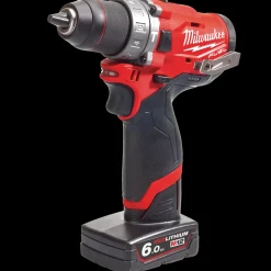 Milwaukee M12 FDP-602X 12V Fuel slagboremaskine 2x 6.0 batterier og lader