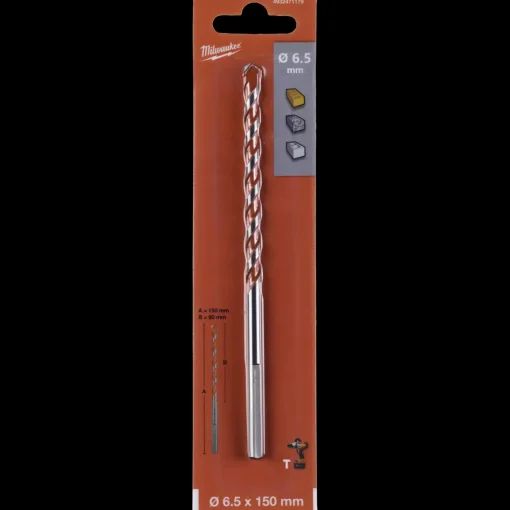 Milwaukee premium murbor med karbidspids 6,5x150 mm