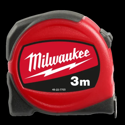 Milwaukee S3/16 mm slimline målebånd 3 m