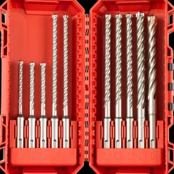 Milwaukee SDS-Plus MX4 borsæt - 4 skær - 10 bor