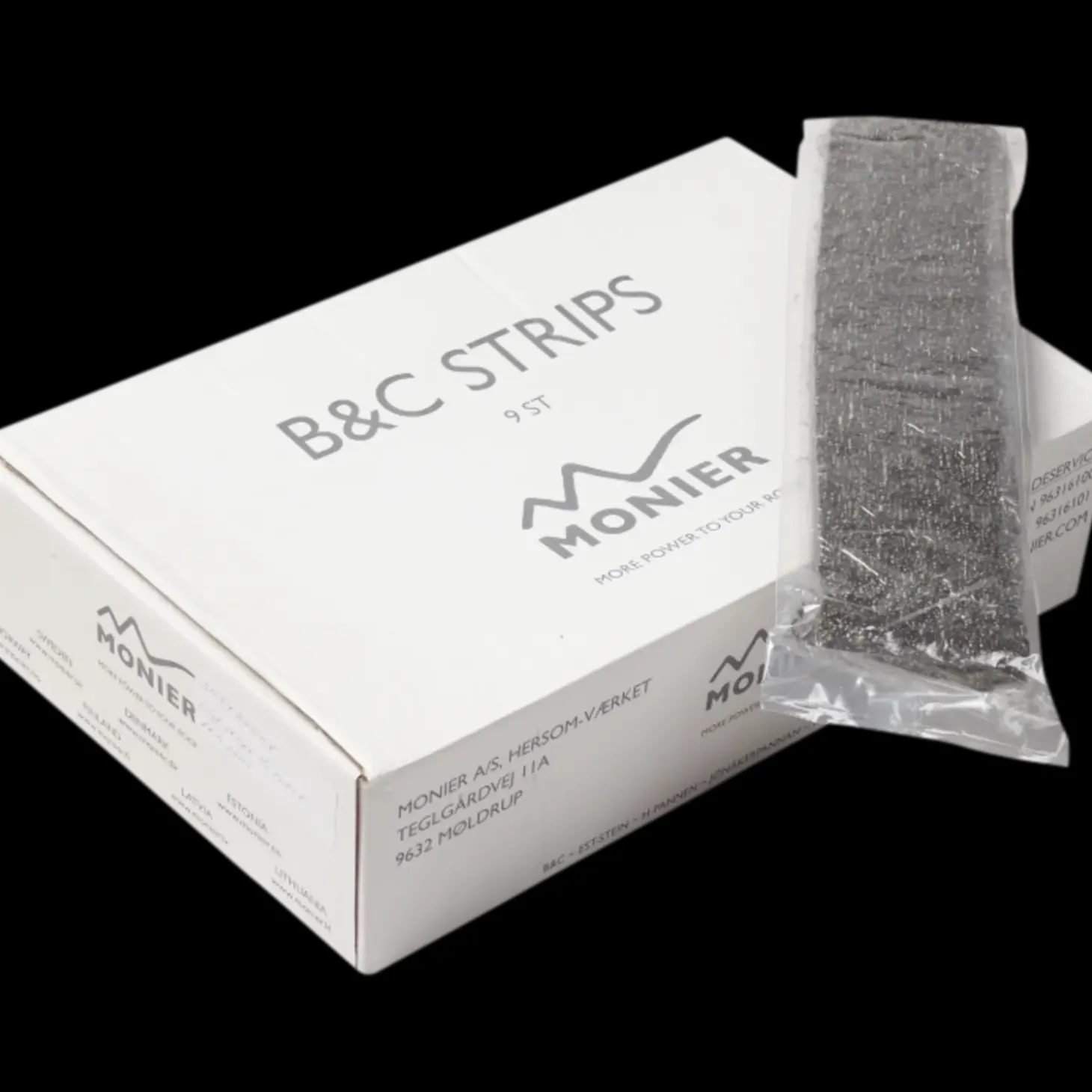 Monier B&C Strips 1X9 sort