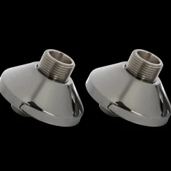 Monteringssæt t/brusearmatur forskudt 3/4"x1/2" krom