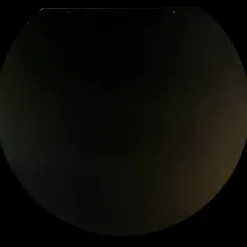Morsø stålgulvplade cirkel med lige bagkant 60/100 x 90 cm