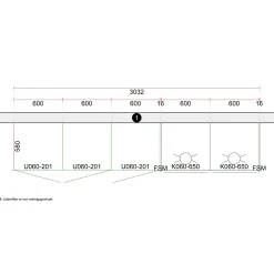 Multi-Living Monaco bryggers 2432 mm
