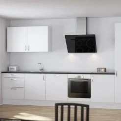 Multi-Living sokkelsæt hvid 240 cm m/2 endesokler