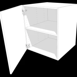 Multi-Living underskab hvid folie 30 cm