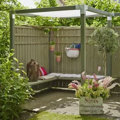 Multistolpe m/afrundet top 90x90 mm længde 208 cm trykimprægneret