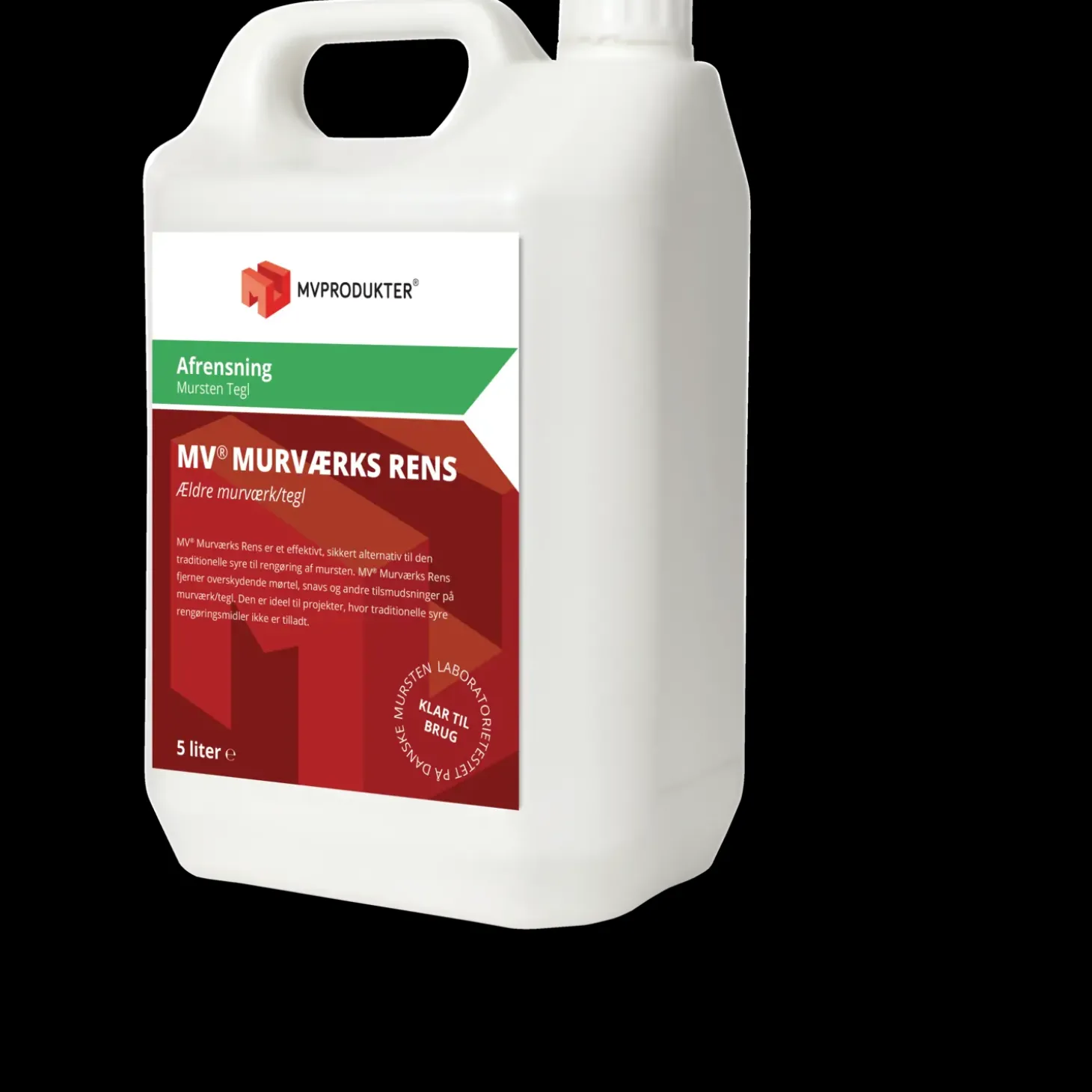 MV Produkter, murværksrens vandbaseret 5 L