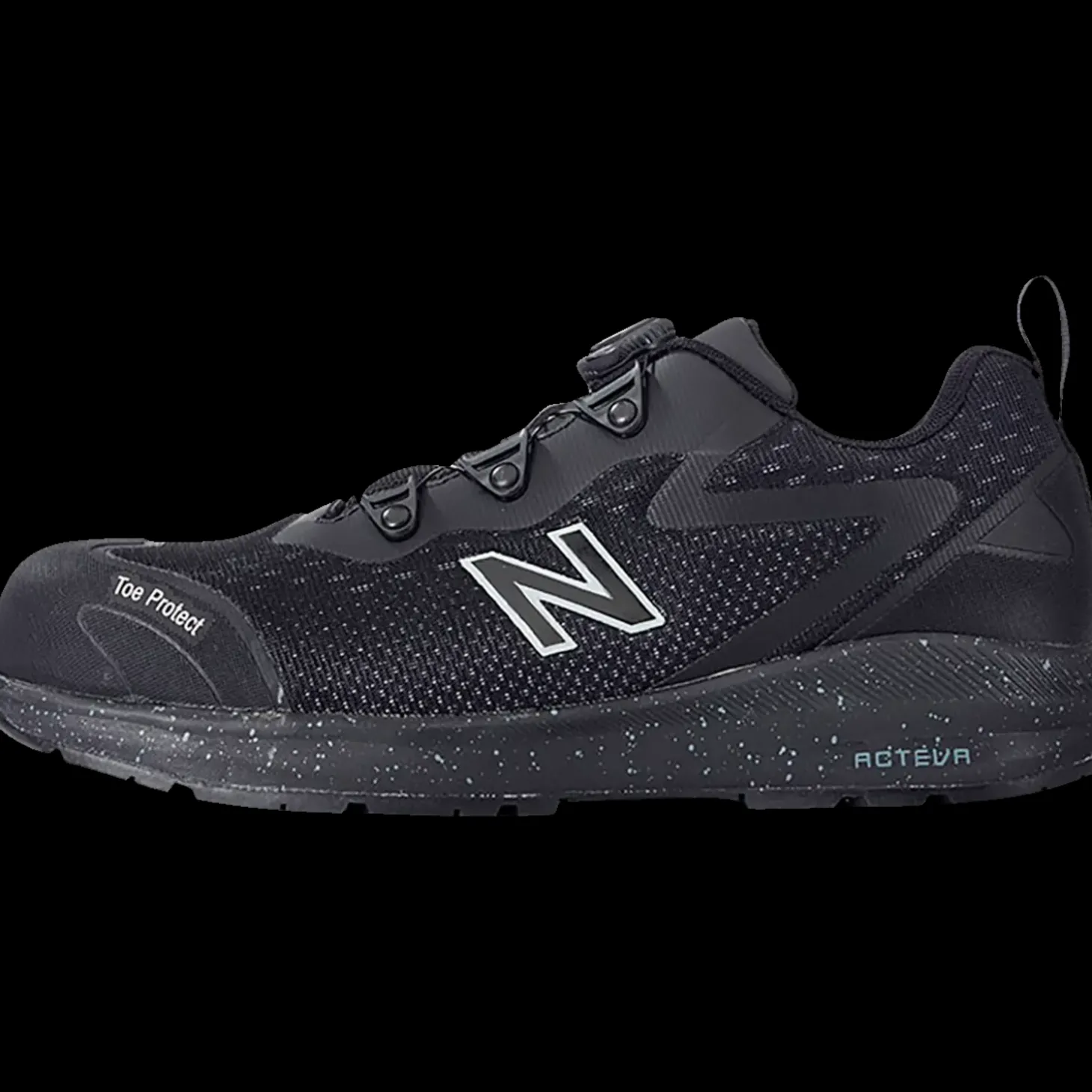 New Balance sikkerhedssko med boa lukning sort str. 45