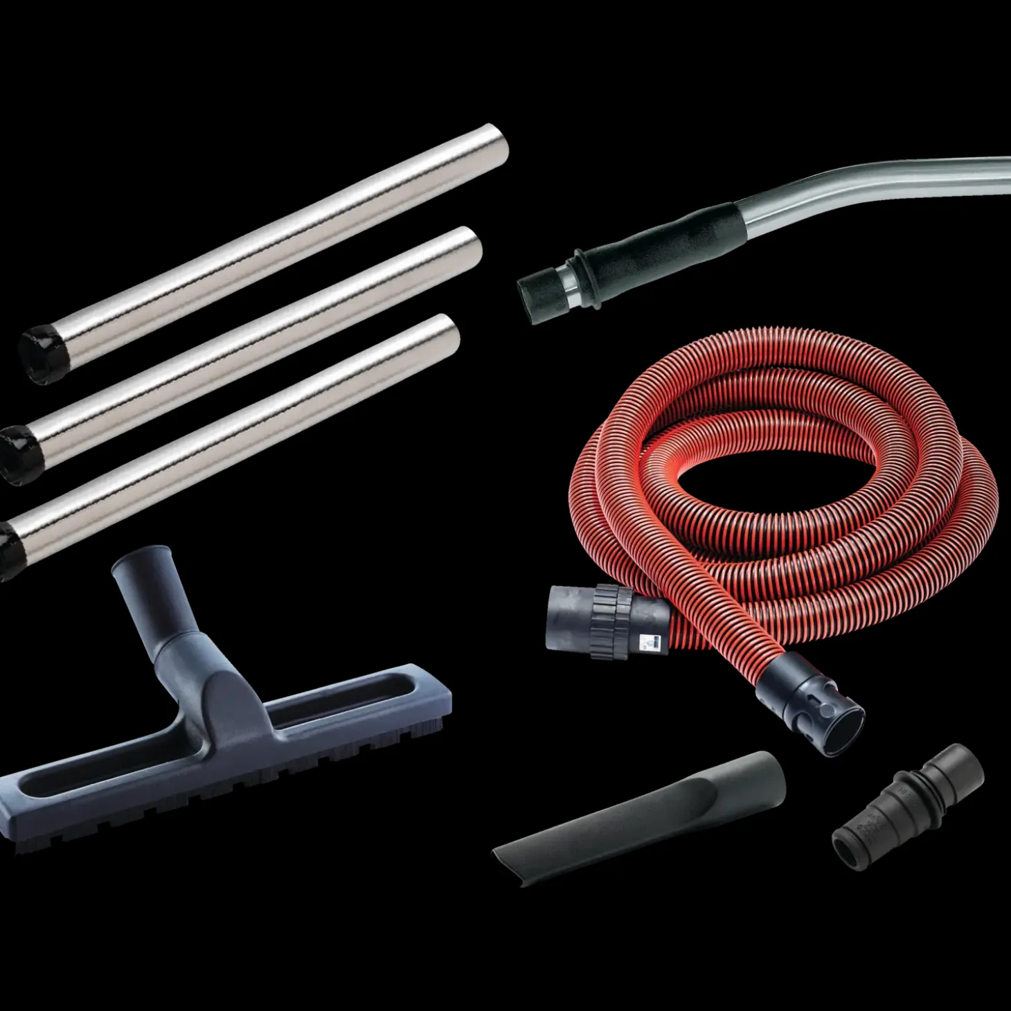 Nilfisk antistatisk slangesæt med 6 dele