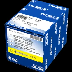 NKT Facade+ D facadeskrue m/antrasit hoved 4,5x40 mm A2 TX20 antracit 200 stk