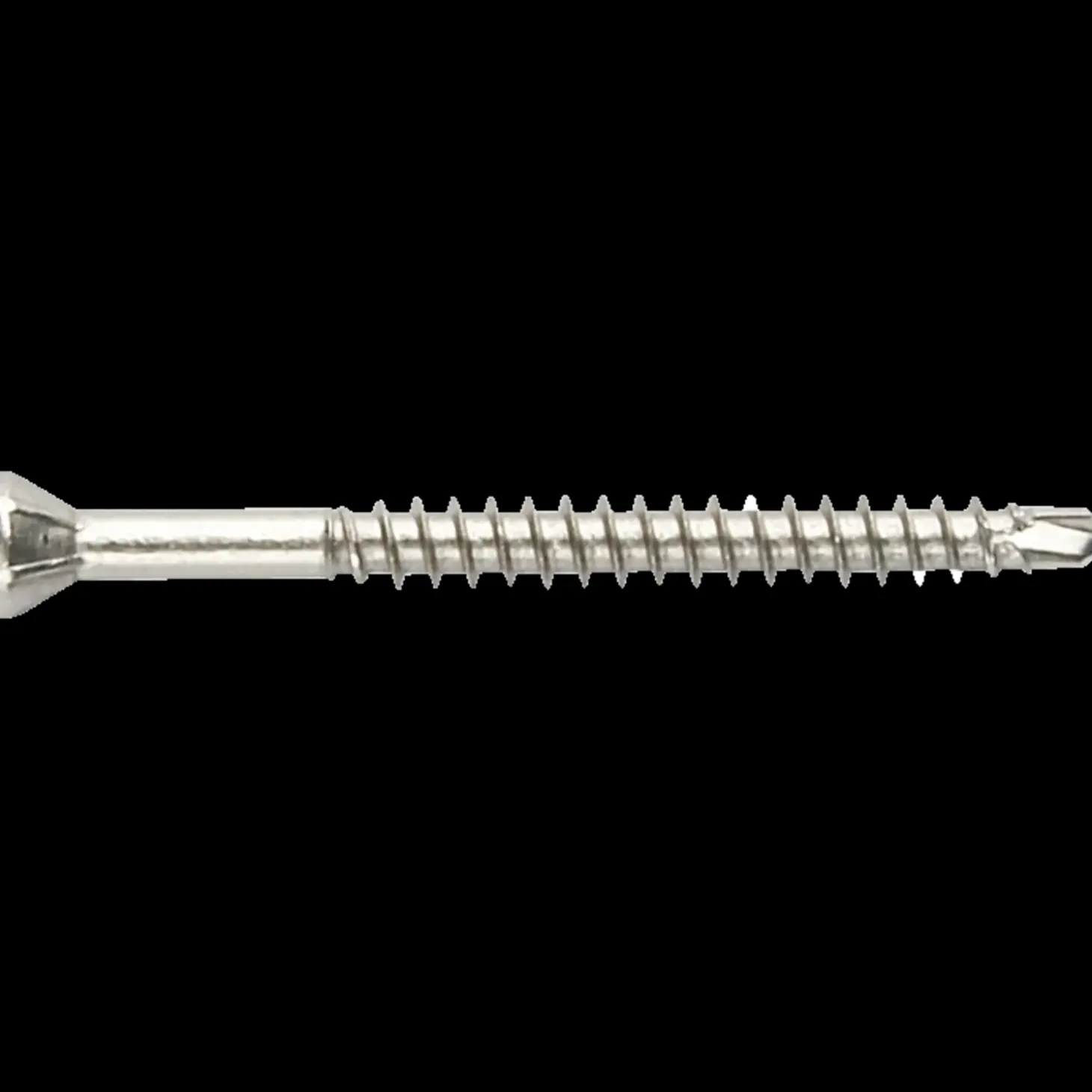 NKT Glaslisteskrue rustfri A4 3,2x40 mm TX10 200 stk