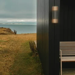Nordlux Aludra dobbelt udendørs  væglampe seaside antracit