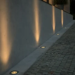 Nordlux Andor nedgravningsspot rund rustfrit stål