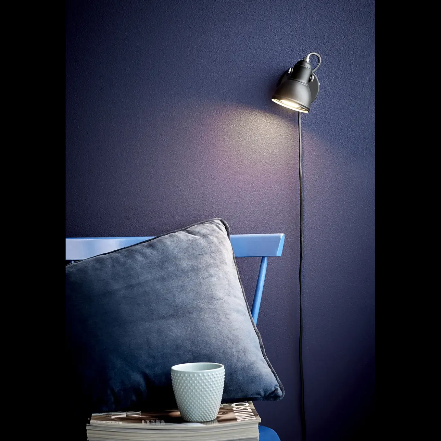 Nordlux Aslak væglampe sort