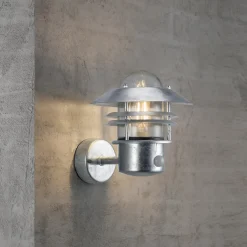Nordlux Blokhus Sensor udendørs væglampe galvaniseret