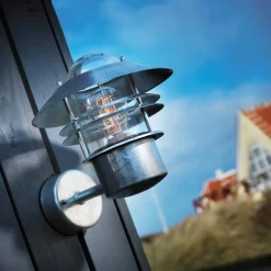 Nordlux Blokhus udendørs væglampe galvaniseret