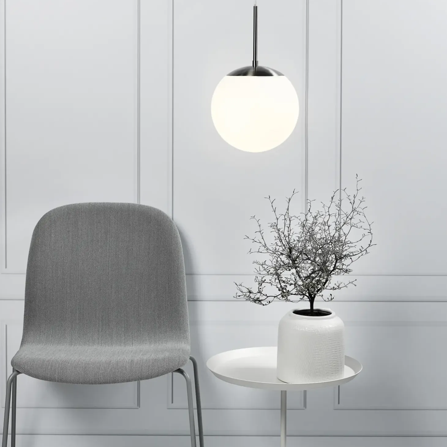 Nordlux Cafe pendel mat opal 15 cm