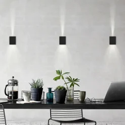Nordlux Canto Maxi Kubi 2 væglampe sort