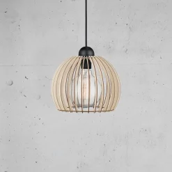 Nordlux Chino 25 pendel sort/træ