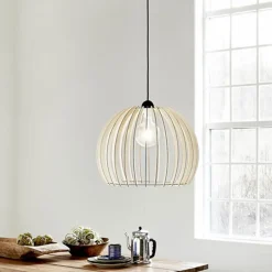 Nordlux Chino 25 pendel sort/træ