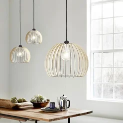 Nordlux Chino 25 pendel sort/træ