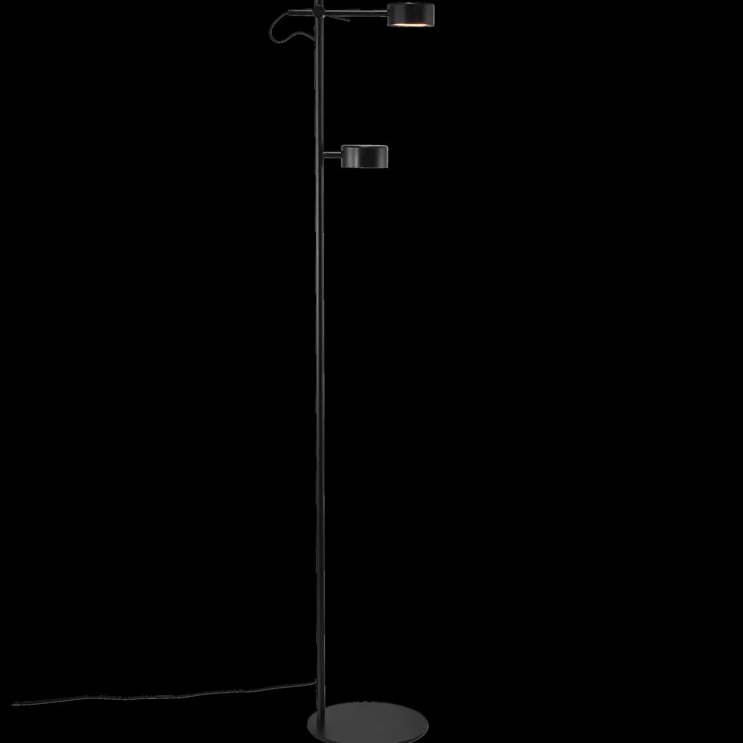 Nordlux Clyde gulvlampe LED sort