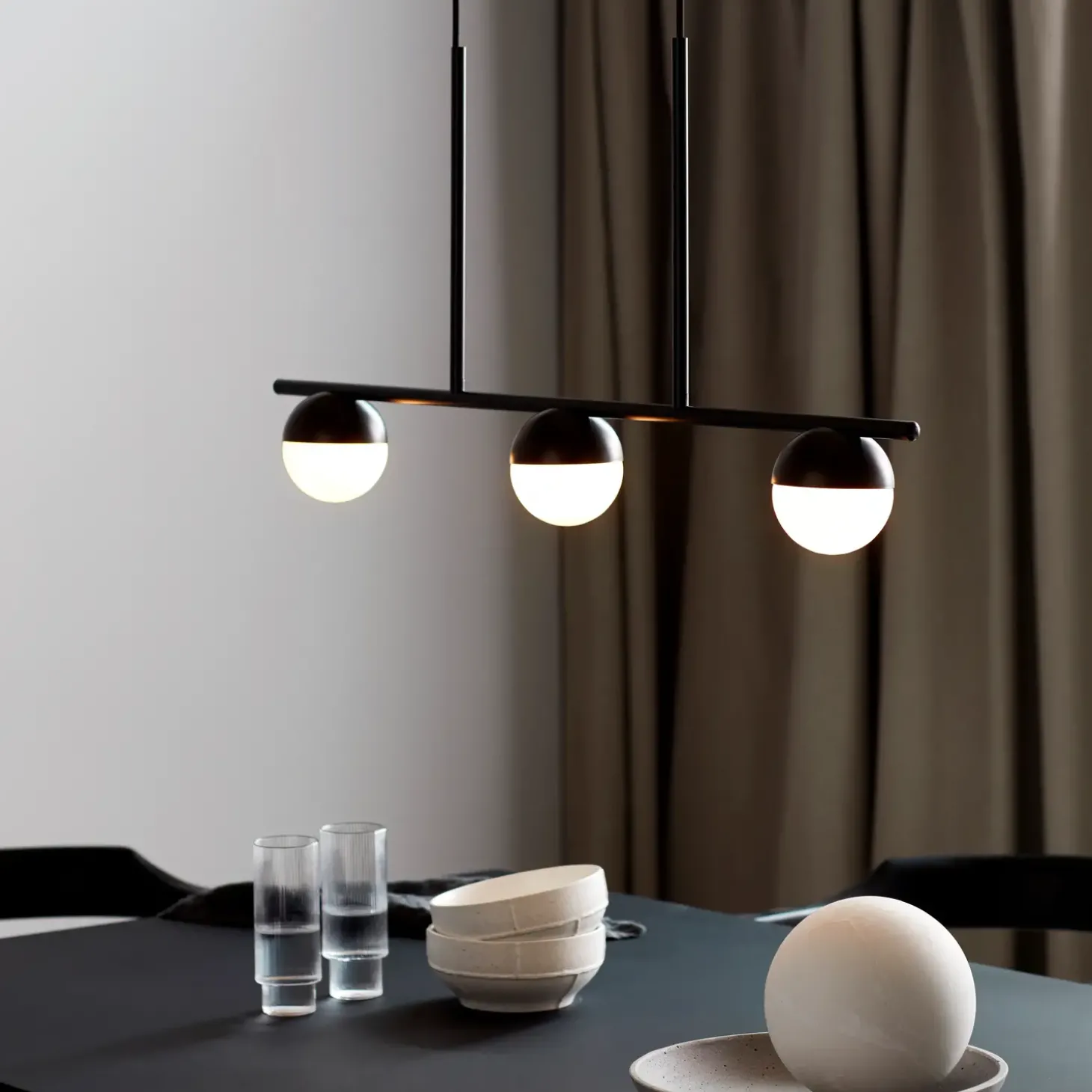 Nordlux Contina 3-spot pendel sort