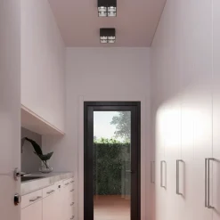 Nordlux Ethan 4-spot loftlampe sort