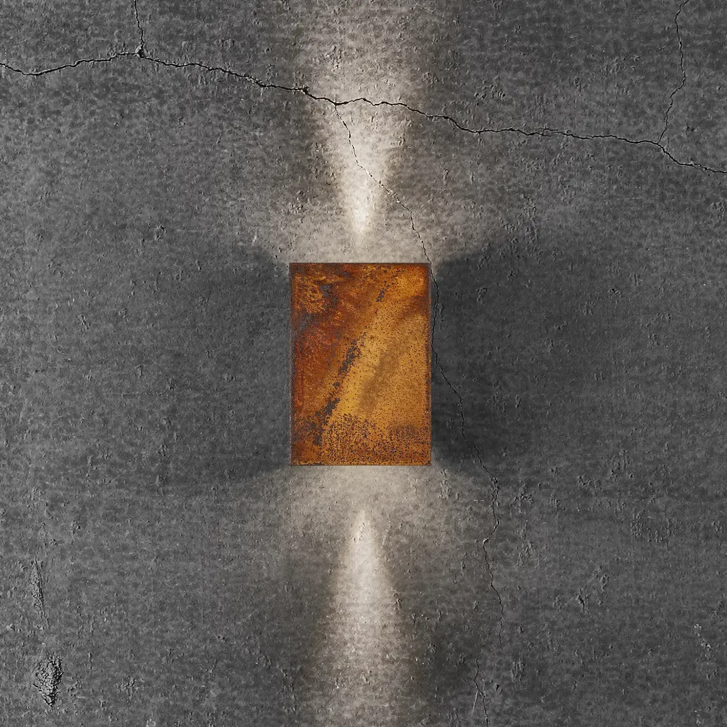 Nordlux Fold 10 udendørs væglampe corten