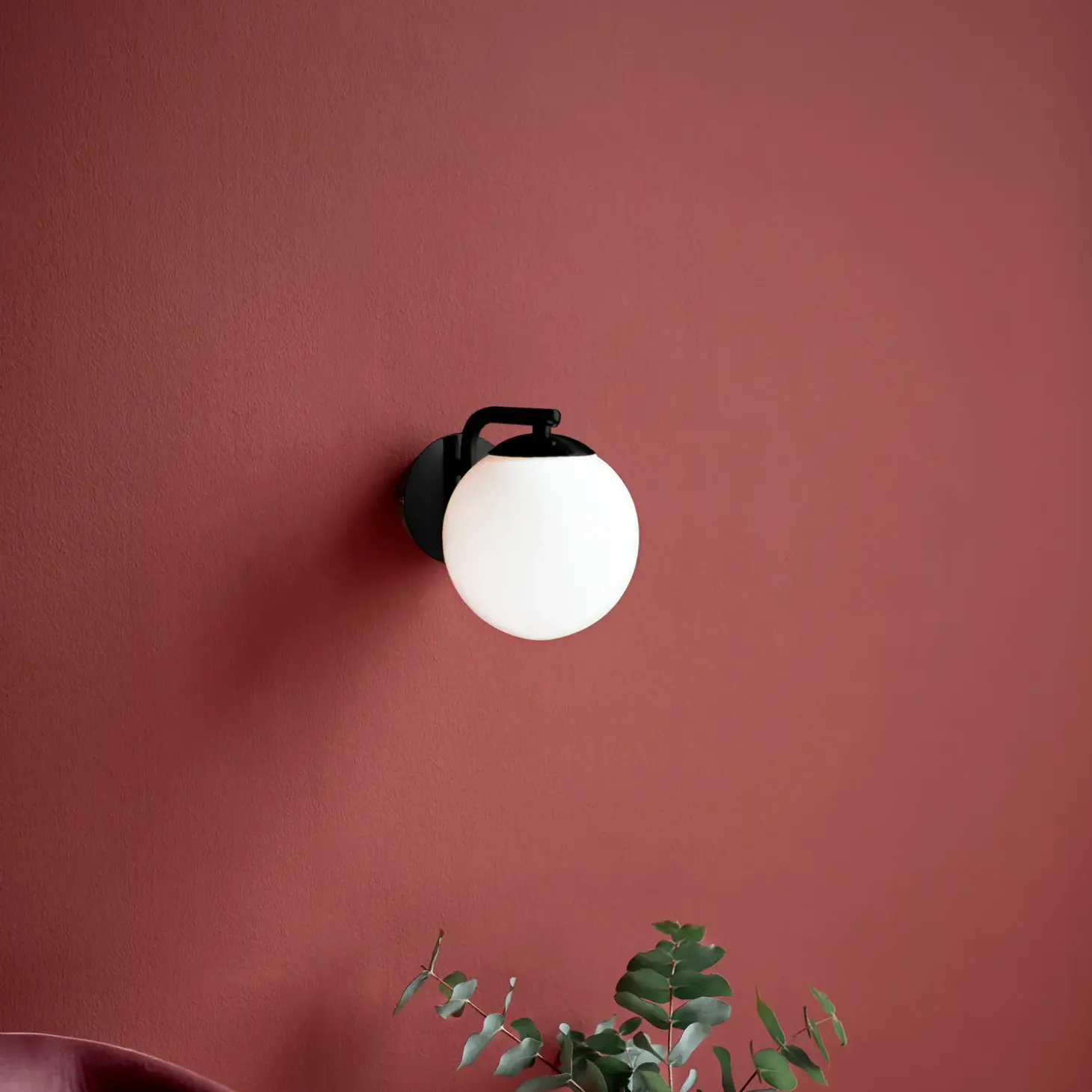 Nordlux grant væglampe E14 sort