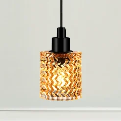 Nordlux hollywood pendel E27 ravfarvet