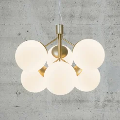 Nordlux Ivona 6-spot pendel messing