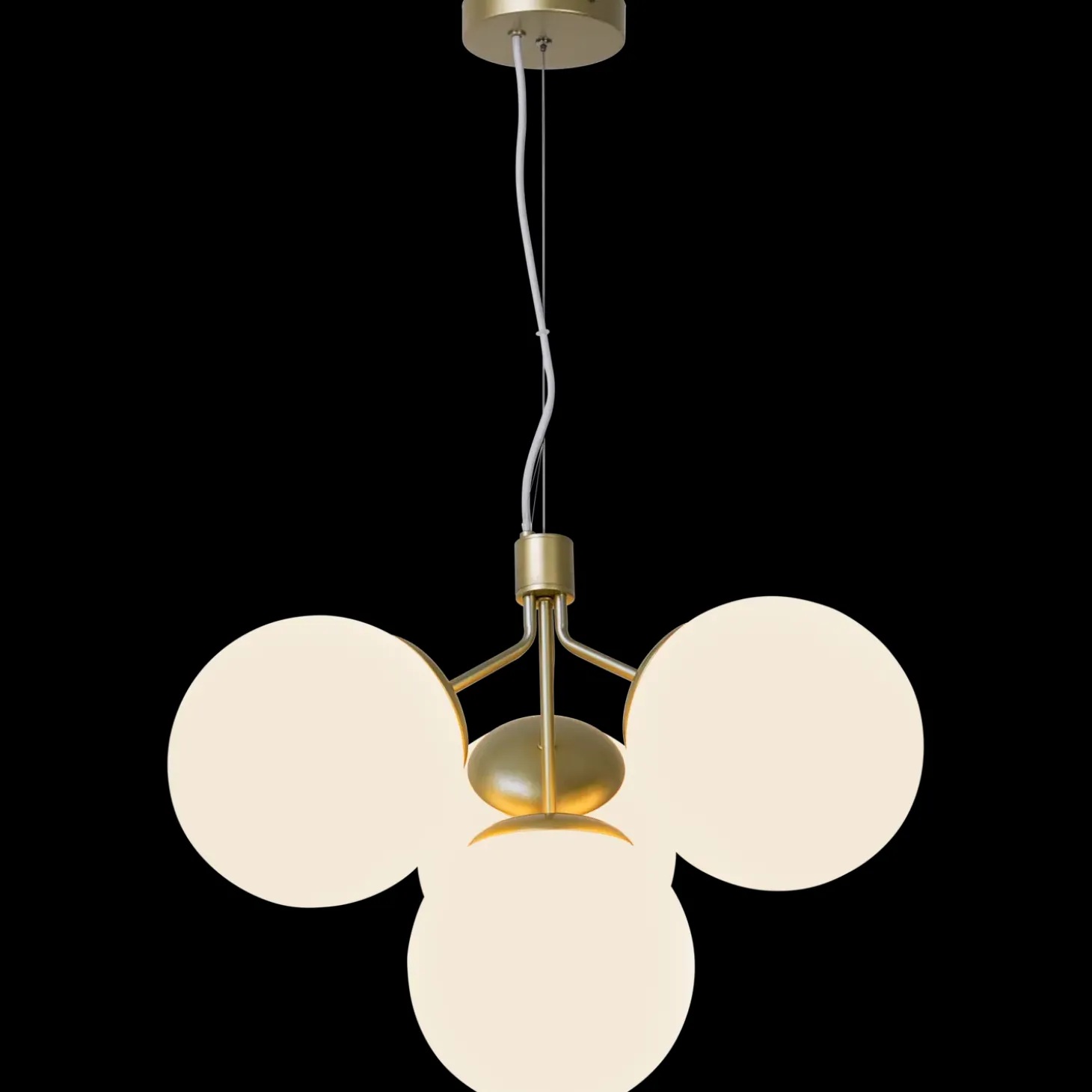 Nordlux Ivona 4-spot pendel messing