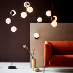 Nordlux Lilly pendel sort/opal