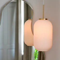 Nordlux Milford 20 pendel opal hvid