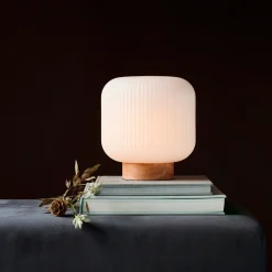 Nordlux Milford bordlampe natur E27