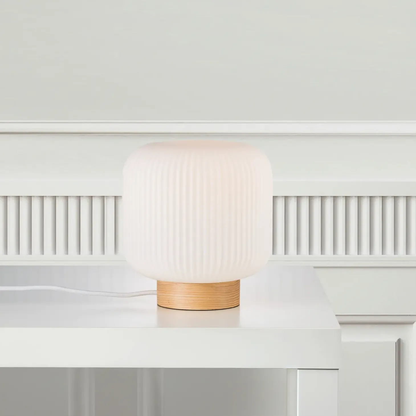 Nordlux Milford bordlampe natur E27