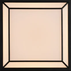 Nordlux Oliver udendørs firkantet væglampe sort