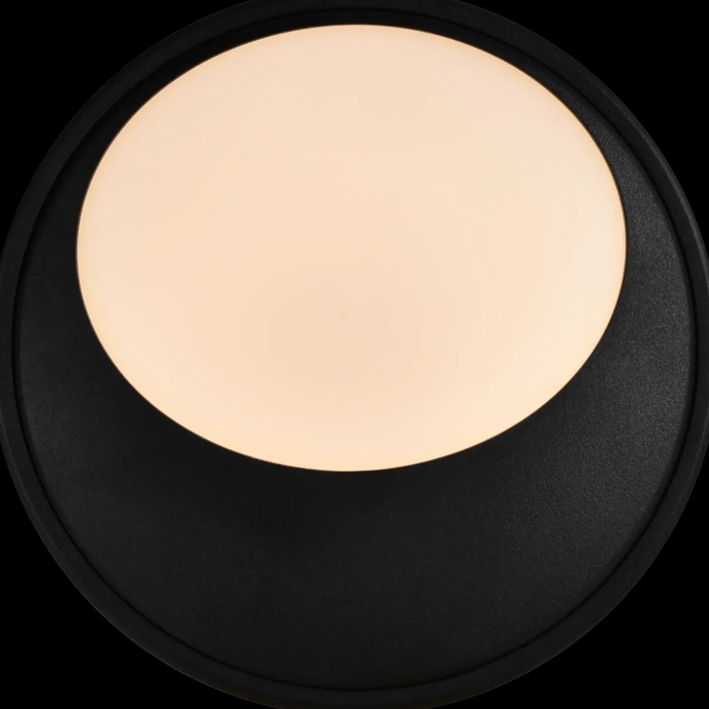 Nordlux Oliver udendørs rund væglampe sort