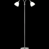 Nordlux Ray dobb. gulvlampe E14 krom/opal