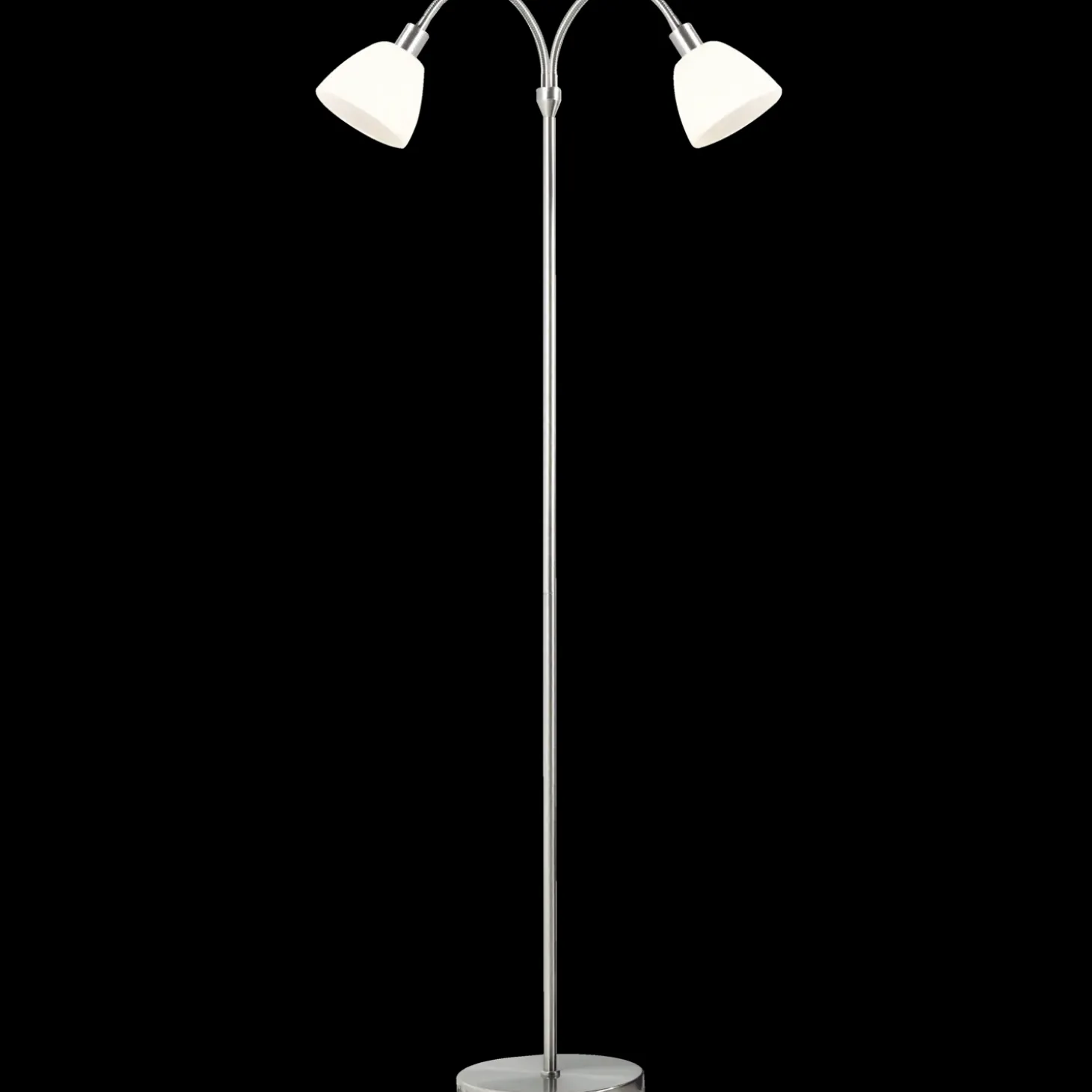 Nordlux Ray dobb. gulvlampe E14 krom/opal