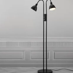 Nordlux Ray gulvlampe med dæmper sort