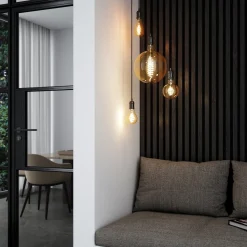 Nordlux smart pære LED E27 G95 4,7W ravfarvet