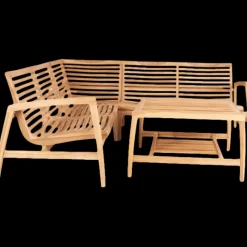 Næsby hjørnesofa teak