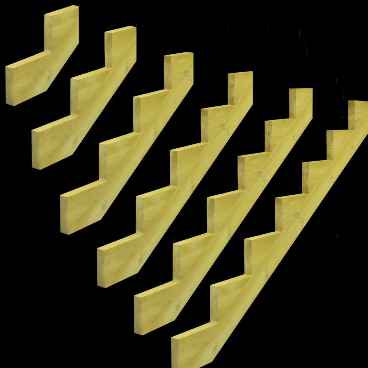 NSH trappevange 5 - trin trykimpr. træ