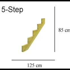 NSH trappevange 5 - trin trykimpr. træ