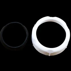 Omløber t/afløbsrør 1 1/4"x32 mm hvid plast