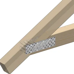 Paslode normplade 80x200x2 mm varmforz.