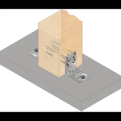Paslode Vinkelbeslag V2 M/Rib 90X90X2,5X65 Mm.